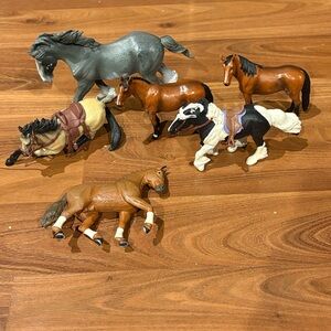 Papo/Safari/CollectA Horse figure Lot